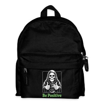 Be Positive Grim Reaper - Kids' Backpack - black - Front