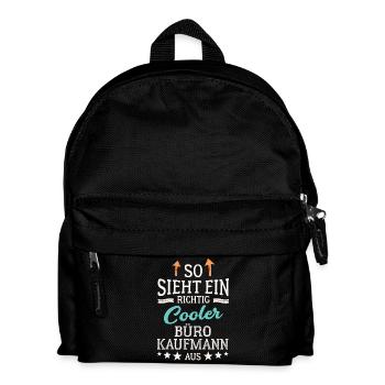 Cool office clerk Office management clerk - Kids' Backpack - black - Front