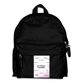ZITAT. HUMOR. LÖSUNG. WEIHNACHTEN. JAHR - Kinder Rucksack - Schwarz - Vorne
