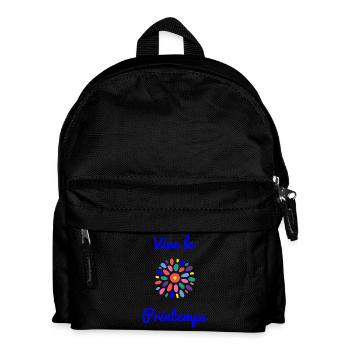 FRÜHLING. CHERRY. GARDEN. NATUR. FLOWER. FLOWER. - Kinder Rucksack - Schwarz - Vorne