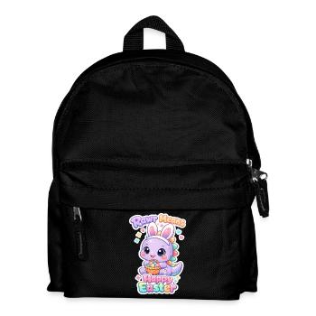 Lapin de Pâques Dino Rawr Joyeux T-rex de Pâques - Sac à dos Enfant - noir - Devant