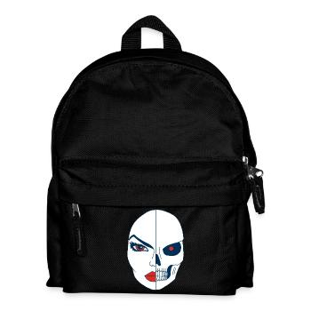 Tod und sein Gesicht - Kinder Rucksack - Schwarz - Vorne