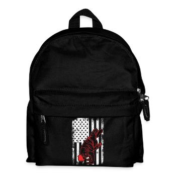 Danseur patriotique de break du drapeau américain - Sac à dos Enfant - noir - Devant