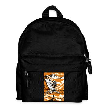 Summit Victory Mountain Art - Kids' Backpack - black - Front