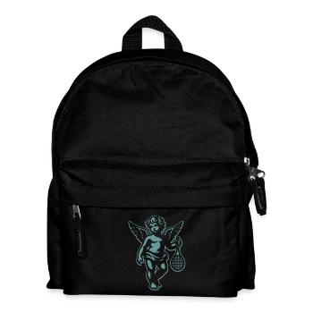 Tennis Shirt Angel Cherub Retro Renaissance Fun - Kids' Backpack - black - Front