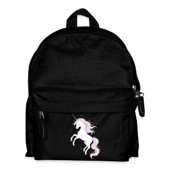 Magical Unicorn Illustration - Kids' Backpack - black - Front