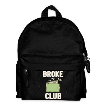 Portefeuille vide du club cassé - Sac à dos Enfant - noir - Devant