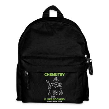 Chemielehrer Chemie Chemiker - Kinder Rucksack - Schwarz - Vorne