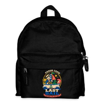 Last sailing trip before the wedding - Kids' Backpack - black - Front