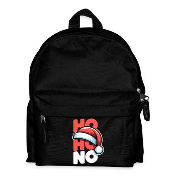 Ho Ho No Christmas - Kids' Backpack - black - Front
