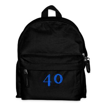 40 JAHRE. 40-jähriges JUBILÄUM. JUBILÄUM 40 JAHRE. 40 - Kinder Rucksack - Schwarz - Vorne