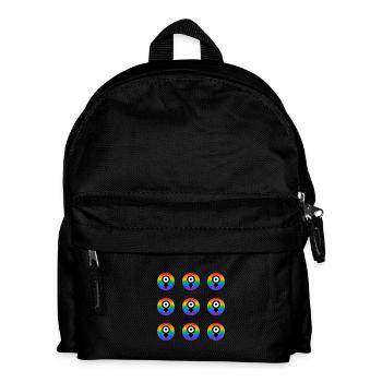 Feminist Icons - Rainbow Flag - Kids' Backpack - black - Front