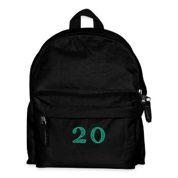 20 ANS. 20e ANNIVERSAIRE. ANNIVERSAIRE 20 ANS. 20 - Sac à dos Enfant - noir - Devant