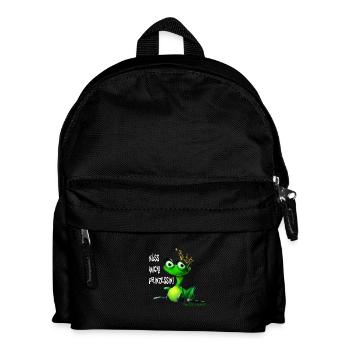 Froschkönig - Kinder Rucksack - Schwarz - Vorne