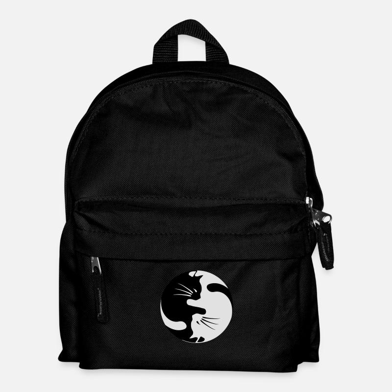 chat yin yang - Sac à dos Enfant - noir