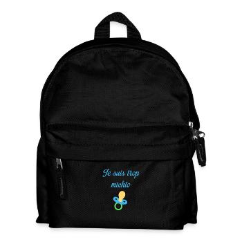 trop michto - Sac à dos Enfant - noir - Devant