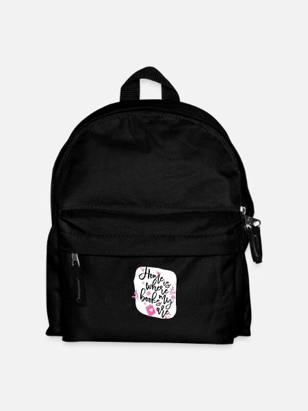 Home is - Kids' Backpack - black