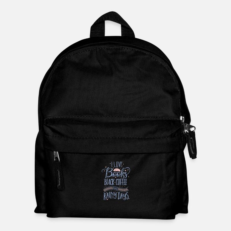 I love books - Kids' Backpack - black
