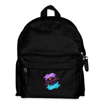 Reading to - Kids' Backpack - black - Front