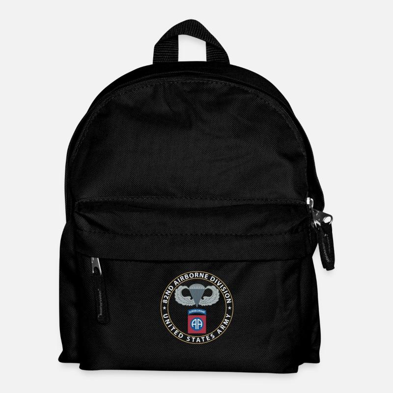 82nd-2 - Kinder Rucksack - Schwarz