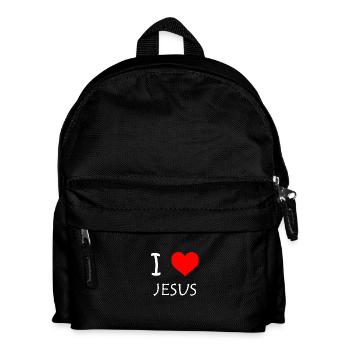J'aime Jésus - Sac à dos Enfant - noir - Devant