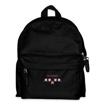 Be Different T-Shirt - Kinder Rucksack - Schwarz - Vorne