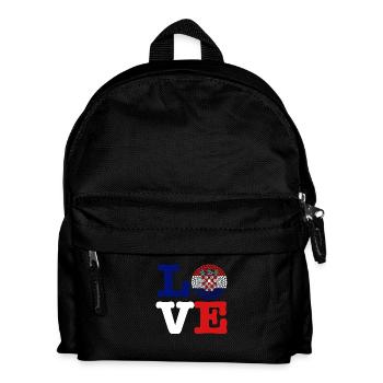 COEUR CROATIE - Sac à dos Enfant - noir - Devant