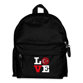 COEUR TURQUIE - Sac à dos Enfant - noir - Devant