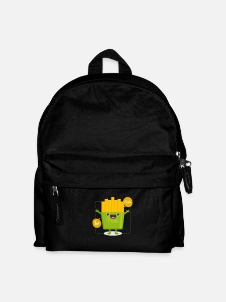 frites cute - Sac à dos Enfant - noir