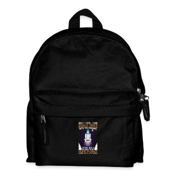 J'AI VRAIMENT AVEC LA TENTE Huma! - Sac à dos Enfant - noir - Devant