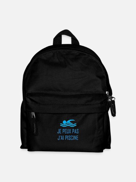 Je peux pas j'ai piscine - Sac à dos Enfant - noir