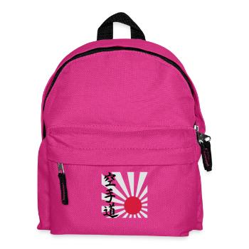 Karate do - Kinder Rucksack - Fuchsia - Vorne