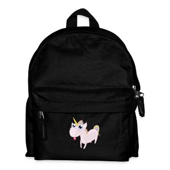 Tiny unicorn - Kids' Backpack - black - Front