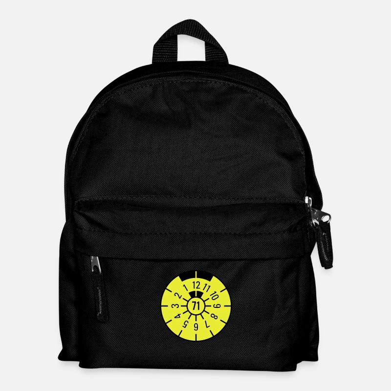TÜV 1971 - Kinder Rucksack - Schwarz