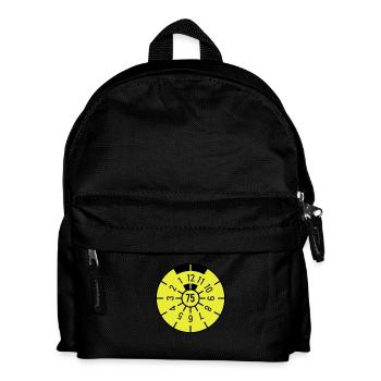 TÜV 1975 - Kinder Rucksack - Schwarz - Vorne