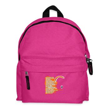 Paragliding FAQ - Kids' Backpack - fuchsia - Front