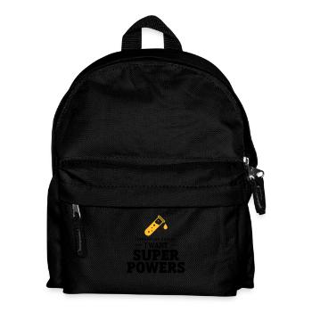 Forget lab safety, i want superpowers - Kinder Rucksack - Schwarz - Vorne