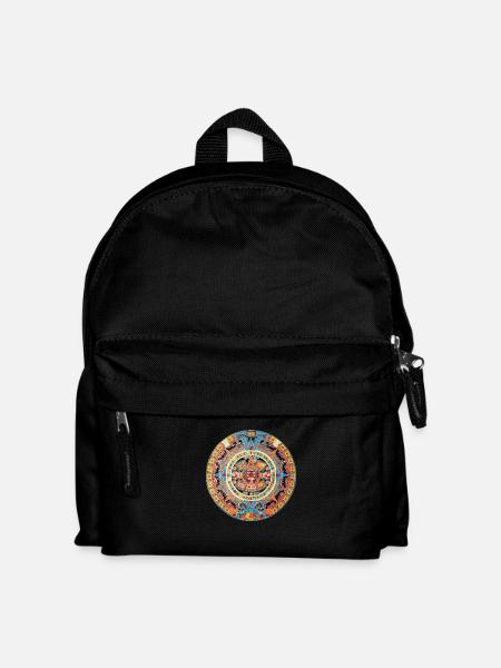 Maya Calender - Kinder Rucksack - Schwarz