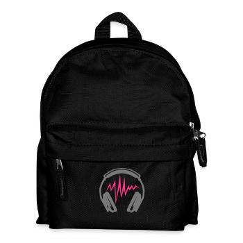 Equalizer Audio-Musik-Kopfhörer DJ zik2 - Kinder Rucksack - Schwarz - Vorne