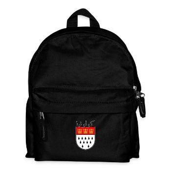 Köln arabisch Wappen - Kinder Rucksack - Schwarz - Vorne
