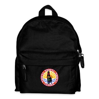 tahiti surfing design - Sac à dos Enfant - noir - Devant