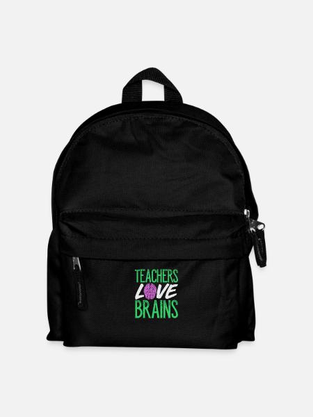Teachers Love Brains - Kids' Backpack - black