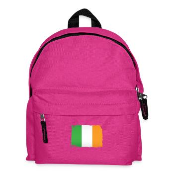 Irish flag uk - Kids' Backpack - fuchsia - Front