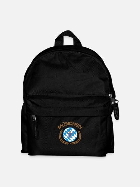 München - Kinder Rucksack - Schwarz