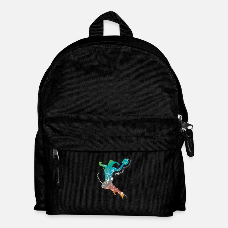 handball female de - Kinder Rucksack - Schwarz