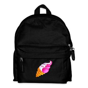 glace vanille fraise kawa - Sac à dos Enfant - noir - Devant