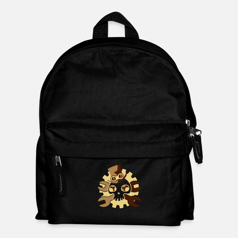 steampunk_skull_3c - Sac à dos Enfant - noir