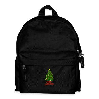 merry-christmas - Kids' Backpack - black - Front