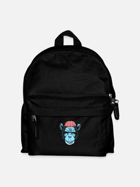 Cerveau de chimpanzé - Sac à dos Enfant - noir