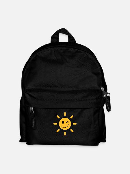 Sun - Kinder Rucksack - Schwarz